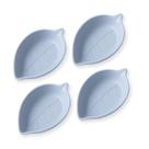 Kit com 4 Potes Pequenos de Fibra de Bambu BPA Free, sustentável e resistente