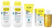 Kit Com 4 Produtos para Cabelos Cacheados Yellow Curls