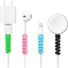 Kit com 4 Protetores de Cabo de Carregador de Celular