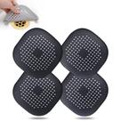 Kit com 4 protetores de ralo de silicone Bovinde