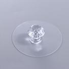 Kit com 4 puxadores autoadesivos transparentes diamante Kit com 4 puxadores autoadesivos transparentes diamante