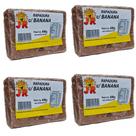 Kit com 4 Rapadura com Banana 400g Doces JR de Minas Gerais