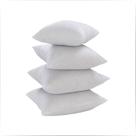 Kit Com 4 Refis De Almofada 55x55 Silicone Para Capas 50cm
