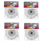 Kit com 4 Refis Noviça Mop Twister Esfregão Microfibra Bettanin BT190R