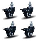 Kit Com 4 Rodas Para Maquinas De Costura Industrial