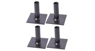 Kit com 4 sapata simples fixa para andaime - metalpama