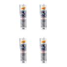 Kit com 4 Selantes de Poliuretano PU-40 Cinza 400g