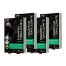 Kit com 4 Shampoos Tonalizantes Color Change Preto - Kiss New York