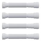 Kit com 4 Sifão Universal Extensivo Branco 70cm para Cozinha, Banheiro, Tanque etc. - Blukit Kit com 4 Sifão Universal Extensivo Branco 70cm para Cozinha, Banheiro, Tanque etc. - Blukit