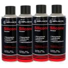 Kit Com 4 Spray Silicone Desmoldante Anticorrosivo 420ml - Implastec