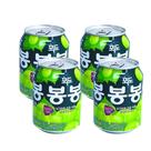 Kit com 4 Sucos Uva Coreano Bonbon Lata 235ml