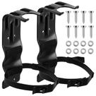 Kit com 4 suportes de fixação para extintor de incêndio residencial, suporte metálico para extintor de 5 lb para caminhão, kit compacto de suporte para extintor para veículo e casa