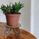 kit com 4 Suportes decorativos para planta em mdf 3mm perfeito para seu ambiente