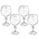 Kit Com 4 Taças Para Drinks Gin 350ml Acrílico Transparente Tango UZ