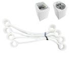 Kit com 4 tirantes branco para lavadoras