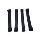 Kit com 4 Tirantes Originais Pretos Mondial/brastemp Curto
