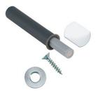 Kit com 4 toque magico curto embutir fecho toque c/ima avanco 20mm plas cinza - 356.02.520