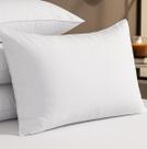 Kit Com 4 Travesseiro Pluma de Ganso Antialérgico Macio Antiacaro Super Cheio e Confortável