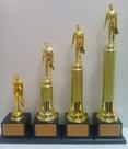 Kit com 4 troféus de executivo (23 cm, 34 cm, 40 cm, 46 cm). Kit com 4 troféus de executivo (23 cm, 34 cm, 40 cm, 46 cm).