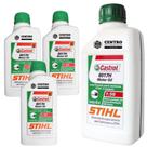 KIT Com 4 Unidades de Óleo 2 Tempos Stihl 500ml Ideal Para Evitar o Desgate do Motor das Máquinas 2T