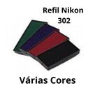 Kit com 4 unidades de Refil para Carimbo Automático Nikon 302 Kit com 4 unidades de Refil para Carimbo Automático Nikon 302