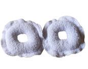 kit com 4 unidades de rosquinhas de amamentação - tecido de algodão - 2 pares