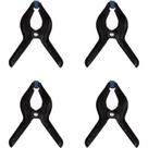 Kit com 4 Unidades Grampos de Nylon com 3"" - 7353 - BRASFORT