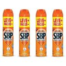 Kit Com 4 Unidades Multi-inseticida Sbp Aerossol 450ml Cada