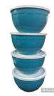 Kit Com 4 vasilha Plástico/Pote de Tapoer Kit Com 4 vasilha Plástico/Pote de Tapoer
