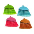 Kit Com 4 Vassouras Multiuso Cerdas Macias Limpa Casa Nylon Varre Cantinhos Baby Canto SEM CABOS Kit Com 4 Vassouras Multiuso Cerdas Macias Limpa Casa Nylon Varre Cantinhos Baby Canto SEM CABOS