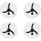 Kit com 4 Ventiladores Oscilantes de Parede 60 cm New 127V Ventsol Kit com 4 Ventiladores Oscilantes de Parede 60 cm New 127V Ventsol