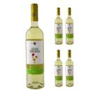Kit com 4 - Vinho Branco Meio Seco Santa Terrinha 750ml