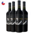 Kit com 4 - Vinho Tinto Carmenere Reserva Cuentos Del Fuego 750ml
