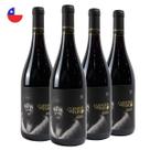Kit com 4 - Vinho Tinto Pinot Noir Reserva Cuentos Del Fuego 750ml