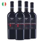Kit com 4 Vinhos Italiano Tinto Seco Palpedrigo Campodelsole 750ml