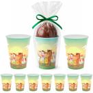 Kit com 40 Copos Festa Infantil Fazendinha 280ml Lembrancinha p/ Sacolinha Surpresa