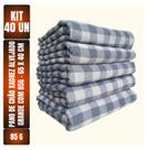 Kit Com 40 Pano De Chão Neves - Pesado 85 Gramas - Grande 65 X 40cm - Multiuso - Limpeza Geral