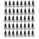 Kit com 40 Sapata Pé Nivelador Base 21mm Zincado