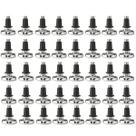 Kit com 40 Sapata Pé Nivelador Base 32mm Zincado Kit com 40 Sapata Pé Nivelador Base 32mm Zincado