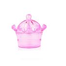 Kit Com 40 Unidades Mini Pote Coroa Decoração Lembrancinhas