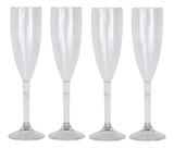 Kit com 42 Taças de Champagne 180ml