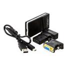 Kit com 5 Adaptadores USB 2.0 UGA Multi-Display