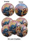 Kit com 5 balões Lilo e Stitch 45cm