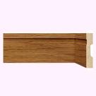 Kit com 5 Barras Rodapé de MDF 10cmX15mmX2,40m com Friso 1002 12m