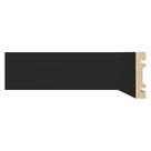 Kit com 5 Barras Rodapé de MDF 7cmX15mmX2,40m Guarnição Lisa 702 12m Kit com 5 Barras Rodapé de MDF 7cmX15mmX2,40m Guarnição Lisa 702 12m