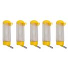 Kit com 5 Bebedouros para Coelho Chinchila tipo Copinho Garrafa Plastico - 500ml