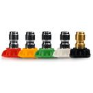 Kit Com 5 Bicos Lavadora Alta Pressao Engate Rapido Vonixx Kit Com 5 Bicos Lavadora Alta Pressao Engate Rapido Vonixx