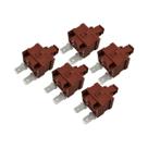 Kit com 5 Botão Interruptor Chave Liga Desliga para Aspirador Electrolux Clario CLA22 Z1922