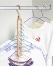 KIT com 5 Cabide Mágico Organizador 9 Furos MultiDobrável MULTICOLORIDO