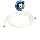 Kit com 5 Cabo Adaptador Mini Displayport x Mini Displayport 3m